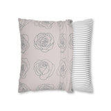 Rose Floral Pillow Case