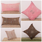 Moroccan Sabra Silk Pillow Covers - Set of 5