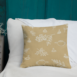 Minimal Winter Art- Premium Pillow