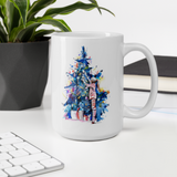 Blue Christmas tree Mug